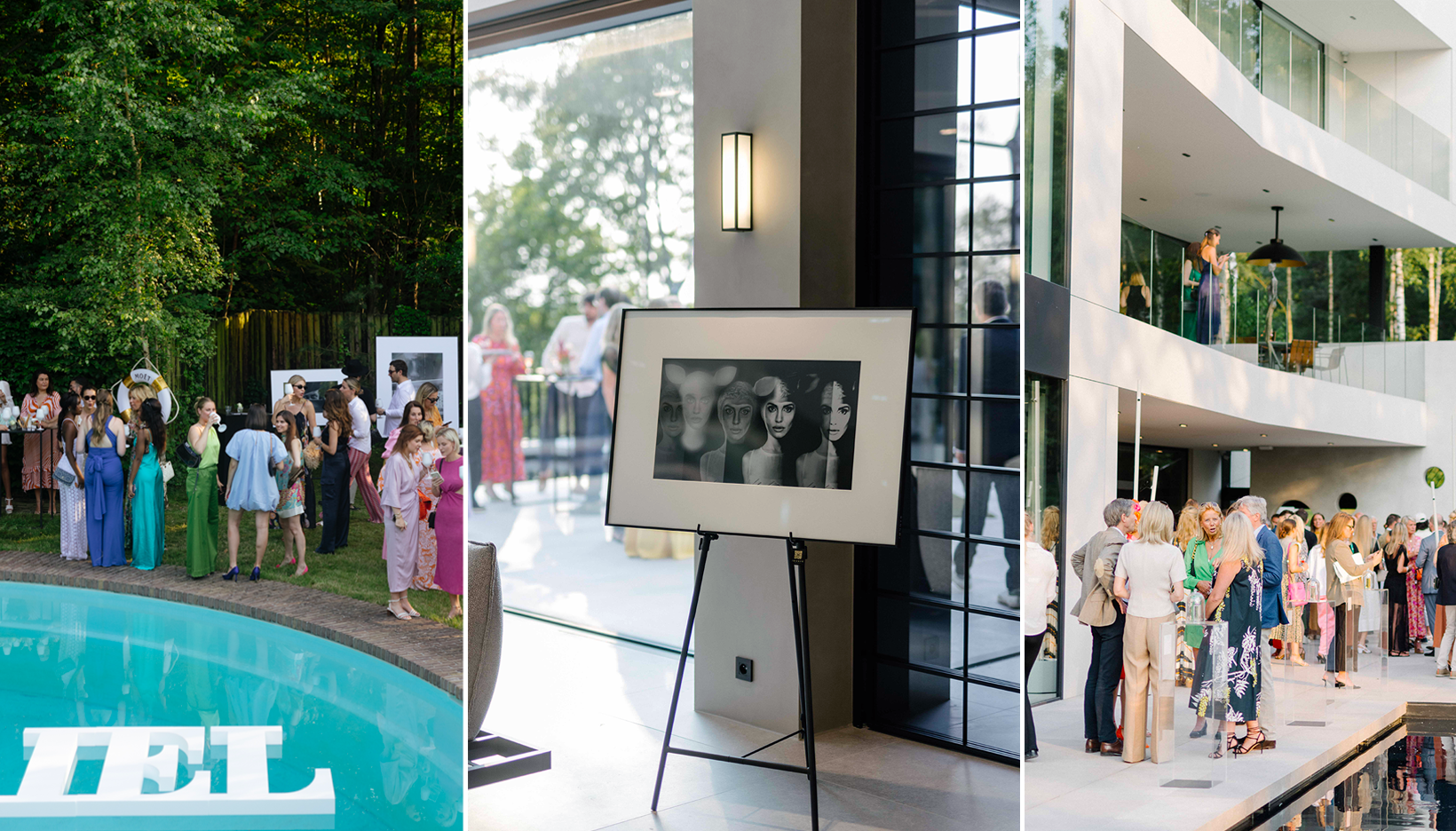 IONNYK electronic paper (E Ink) digital art frame showcased at L’Officiel Belgium events in Belgium