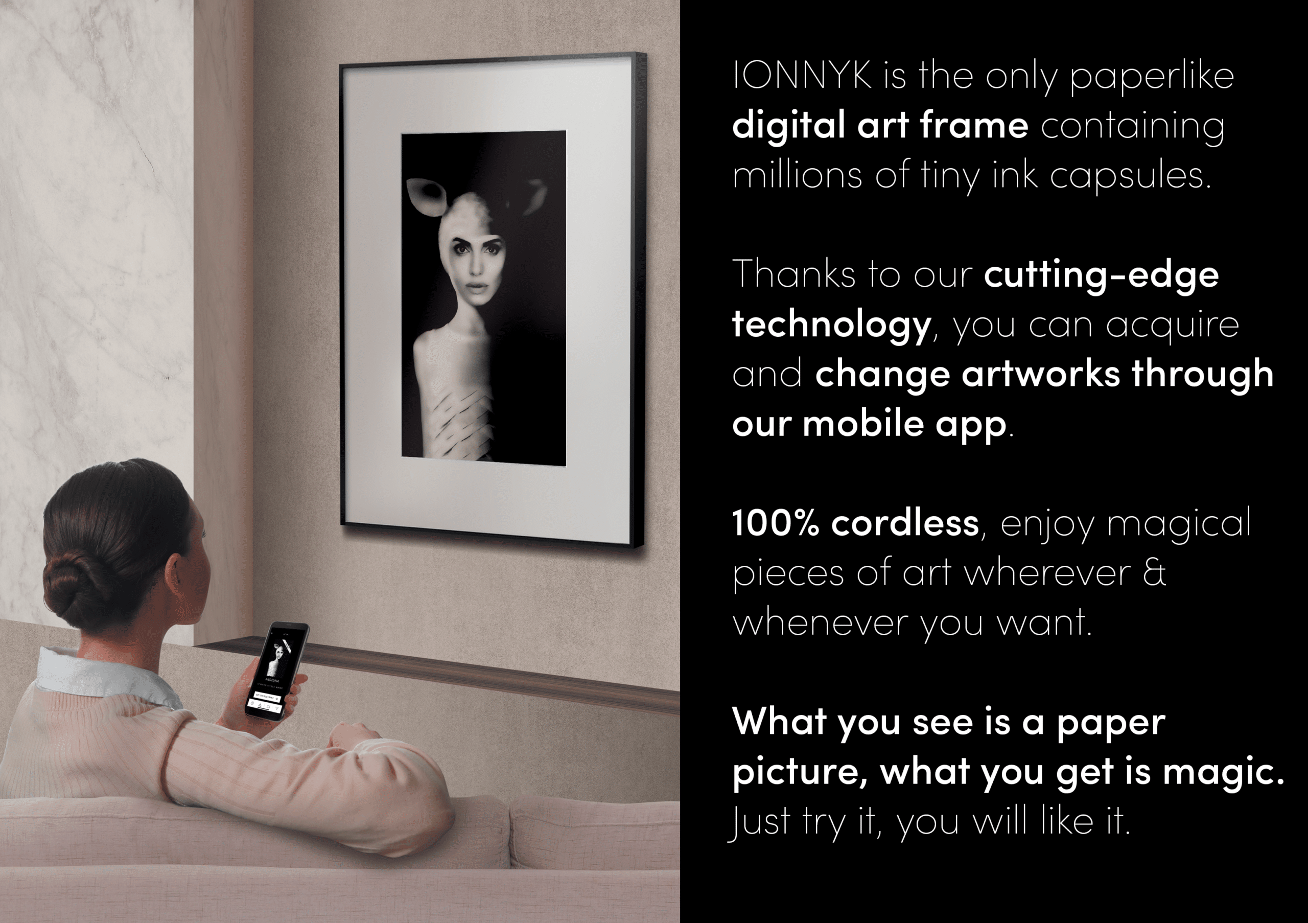 IONNYK app text Juan Kiti